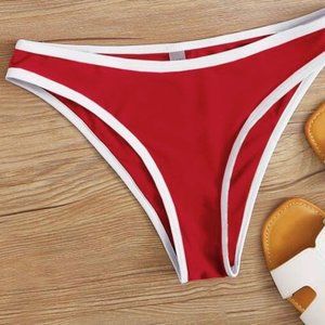 RED BIKINI BOTTOMS